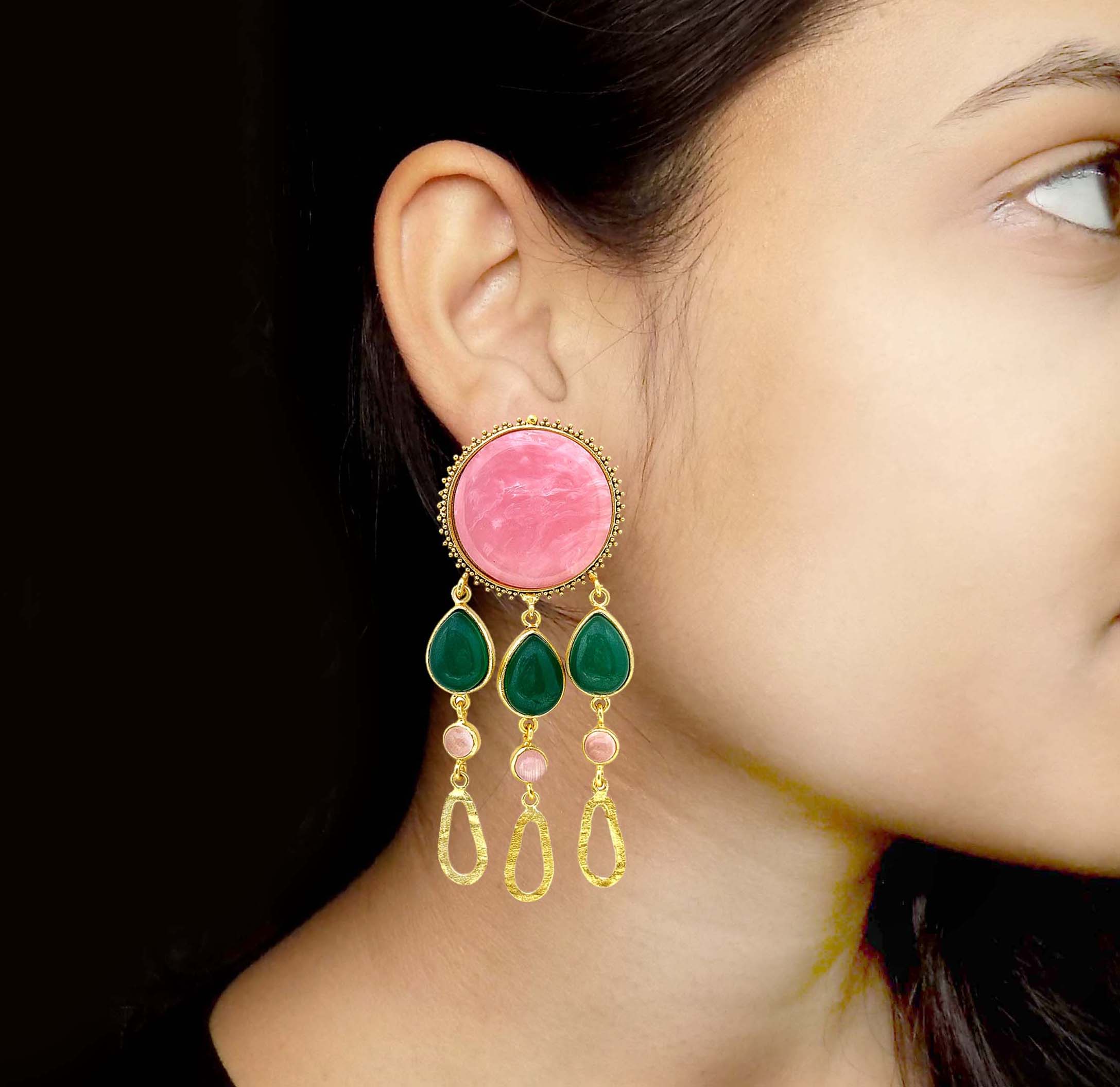 Long statement Earrings