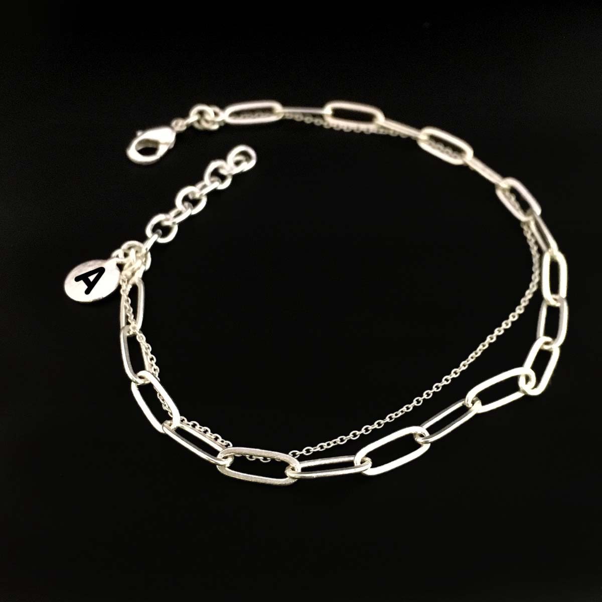 Initial Charm Bracelet