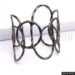 Silver & Metal Plated Statement Delicate Design of Unique Cuff SKU6529