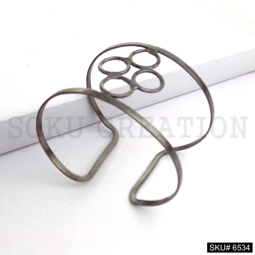Silver & Metal Plated Statement Delicate Design of Unique Cuff SKU6534