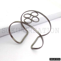 Silver & Metal Plated Statement Delicate Design of Unique Cuff SKU6534