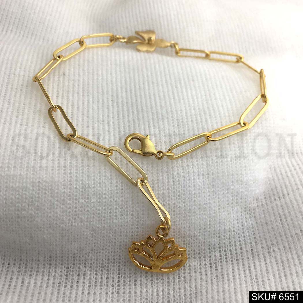 Gold plated Charm Bracelet  SKU6551