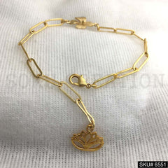 Gold plated Charm Bracelet  SKU6551