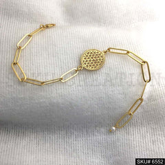 Gold plated Charm Bracelet  SKU6552
