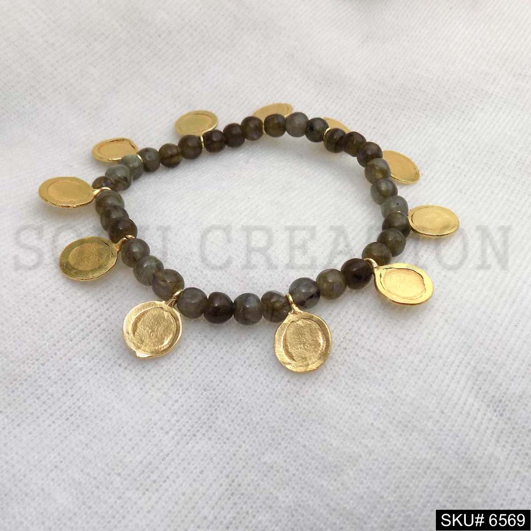 Catcher Brown Angel Stone Bracelet Bangle SKU6569