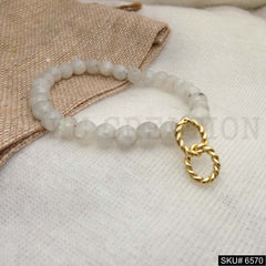 Catcher Angel White stone Bracelet Bangle  SKU6570