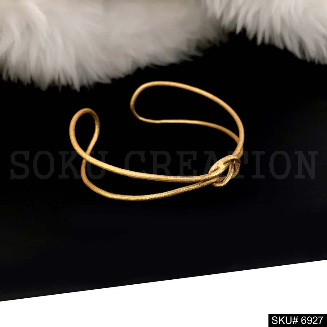 Gold Plated Delicate Tangle Design of Unique Cuff SKU6927