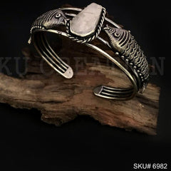Mattel Plated Twisted Wire with Fish Style Design of Cuff SKU6982
