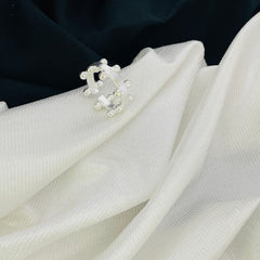 Silver plated adjustable band Ring SKU7320