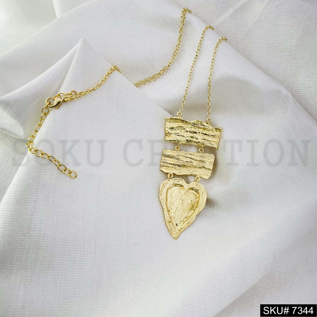Gold Plated Necklace Earring SKU7344