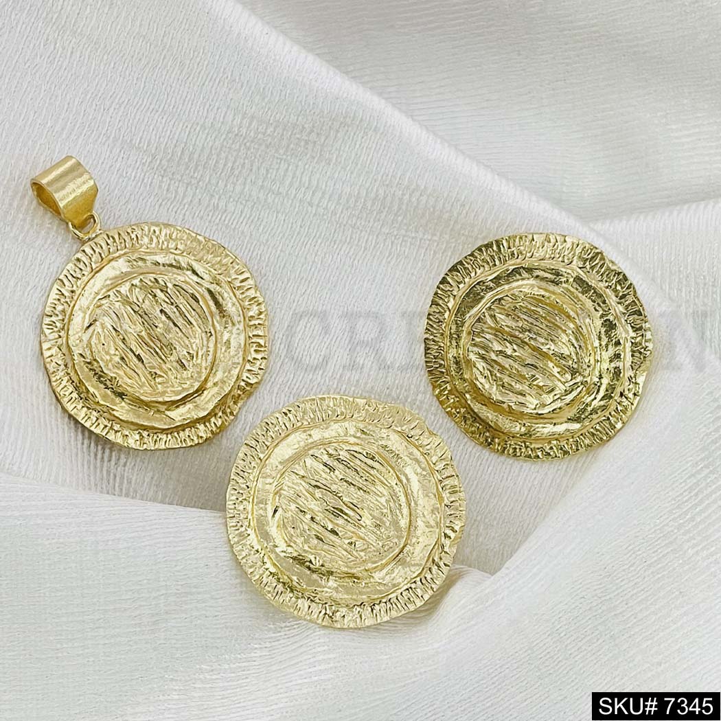 Gold plated Necklace Earring SKU7345
