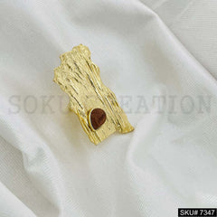 Gold Plated Pendant Necklace Earring and Ring SKU7347