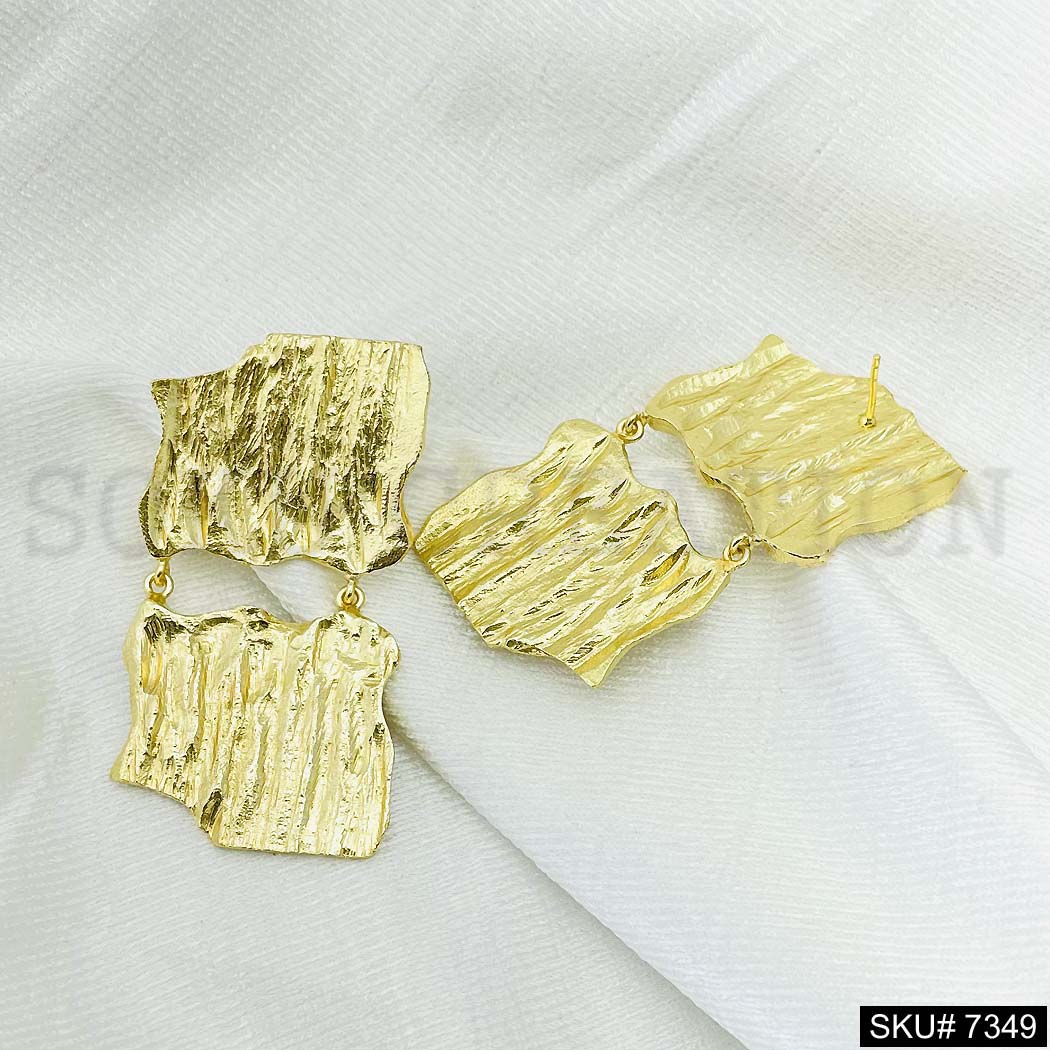 Gold Plated Pendant Necklace Earring and Ring SKU7349